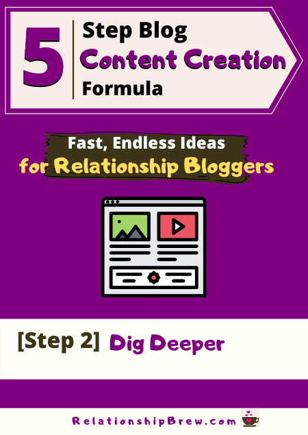 5 Step Content Creation Formula for relationship bloggers