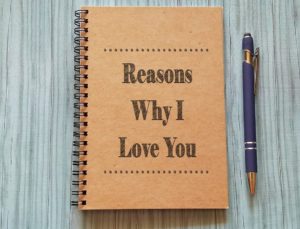 Reasons I Love You Notebook - last minute Valentine gifts for her