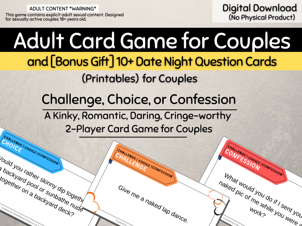 adult card game for couples