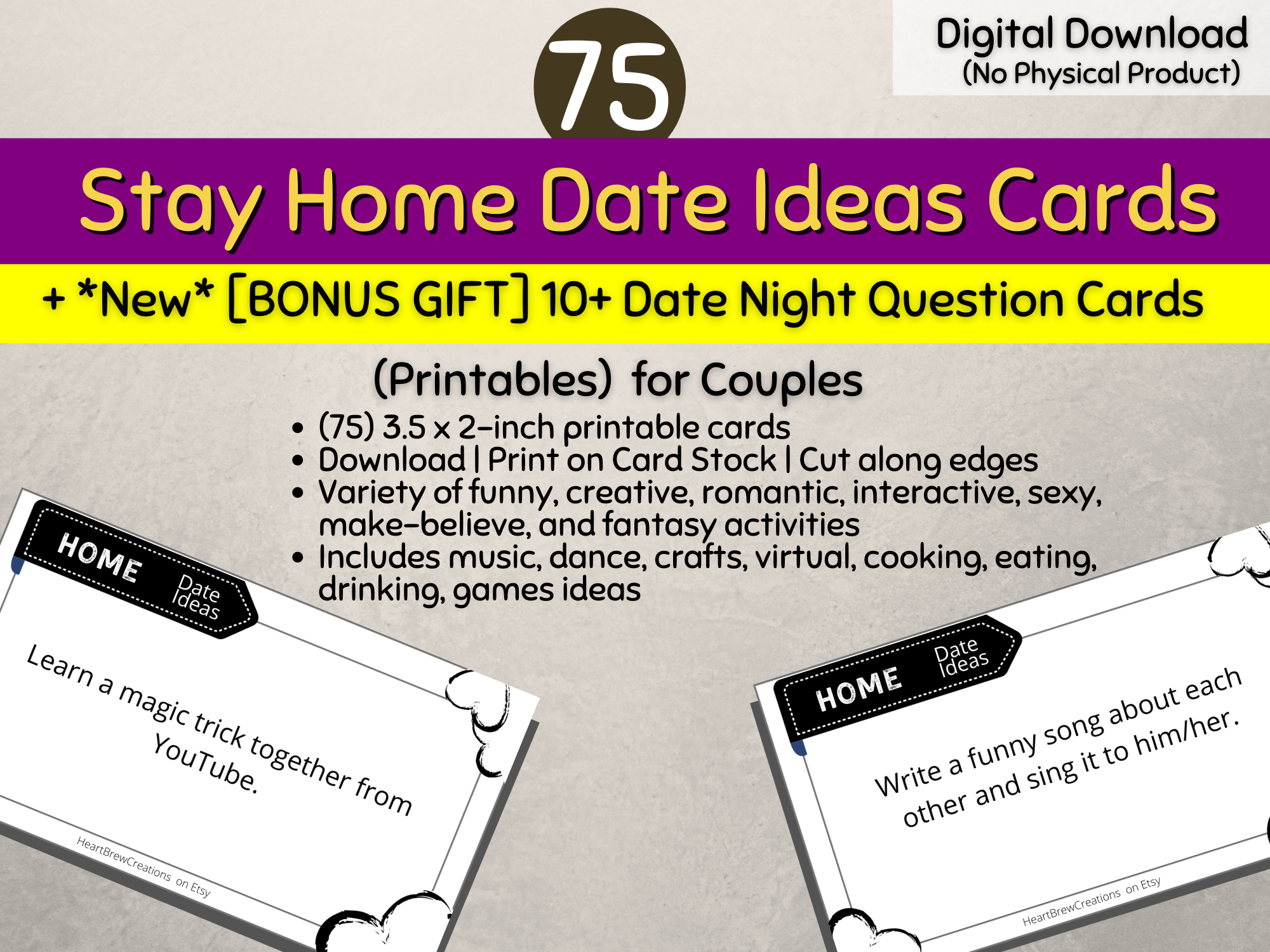 75 Stay Home Date Ideas for Couples