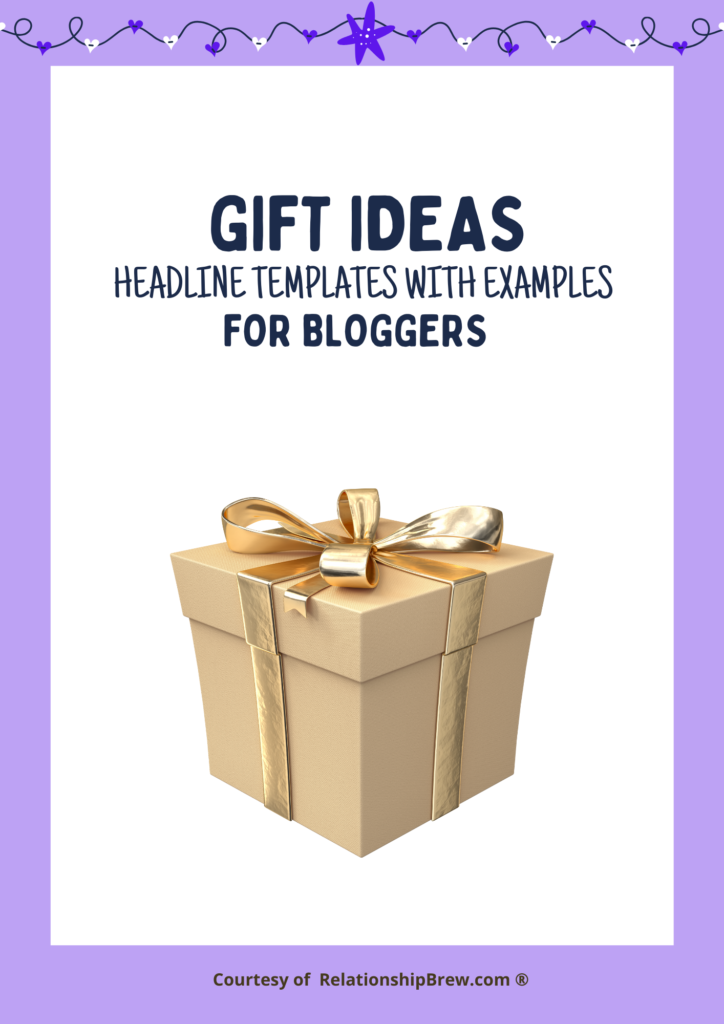 Gift Ideas Headline Templates with Examples