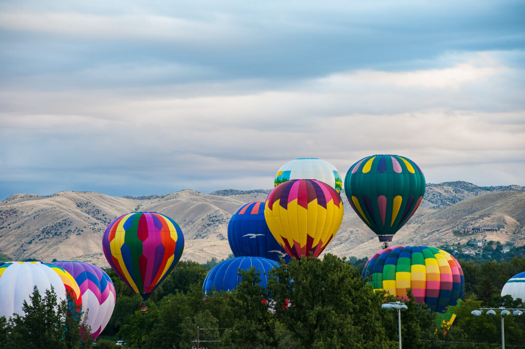 hot air balloon rides and festivals